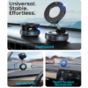 Magnetic Suction Cup Phone Mount for Magsafe, 360° Adjustable Magnetic Car Phone Holder, Pocket Size Foldable Car Mount, Cell Phone Holders