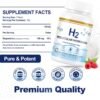 Molecular Hydrogen Tablets (12 PPM) - 120 Count High Potency H2 Supplement with Magnesium - Fast Dissolving Hydrogen Water